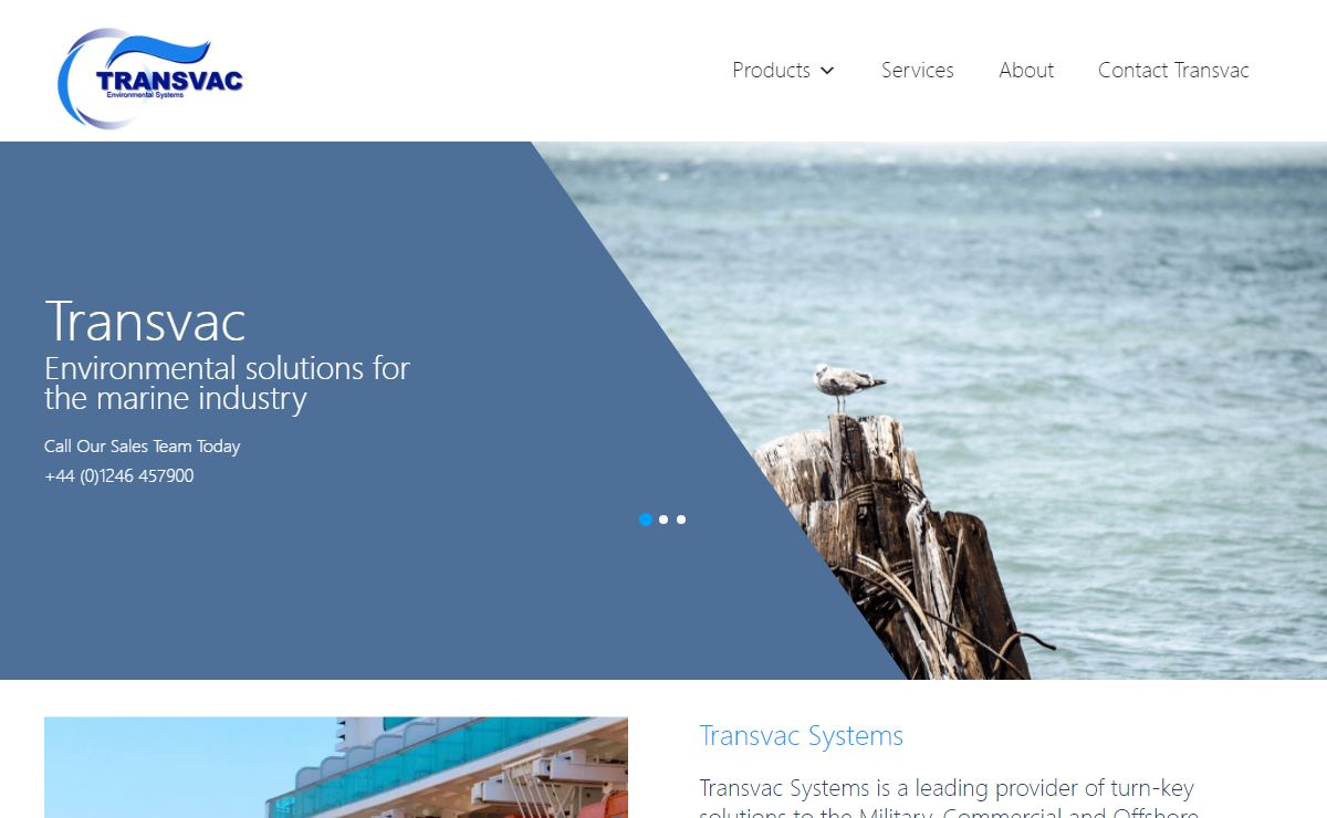 Transvac - Environmental solutions for the marine industry