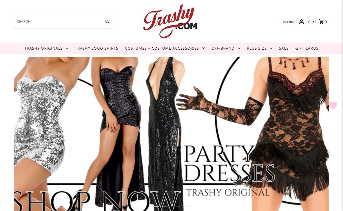 Trashy.com Sexy Lingerie and Sexy Halloween Costumes Bespoke