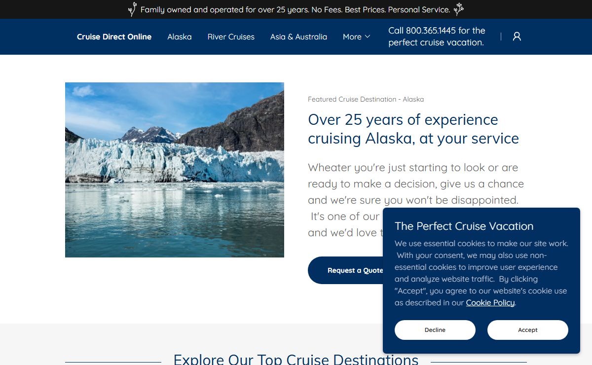 Cruise the World - 25 Years of Cruising Experience at your service