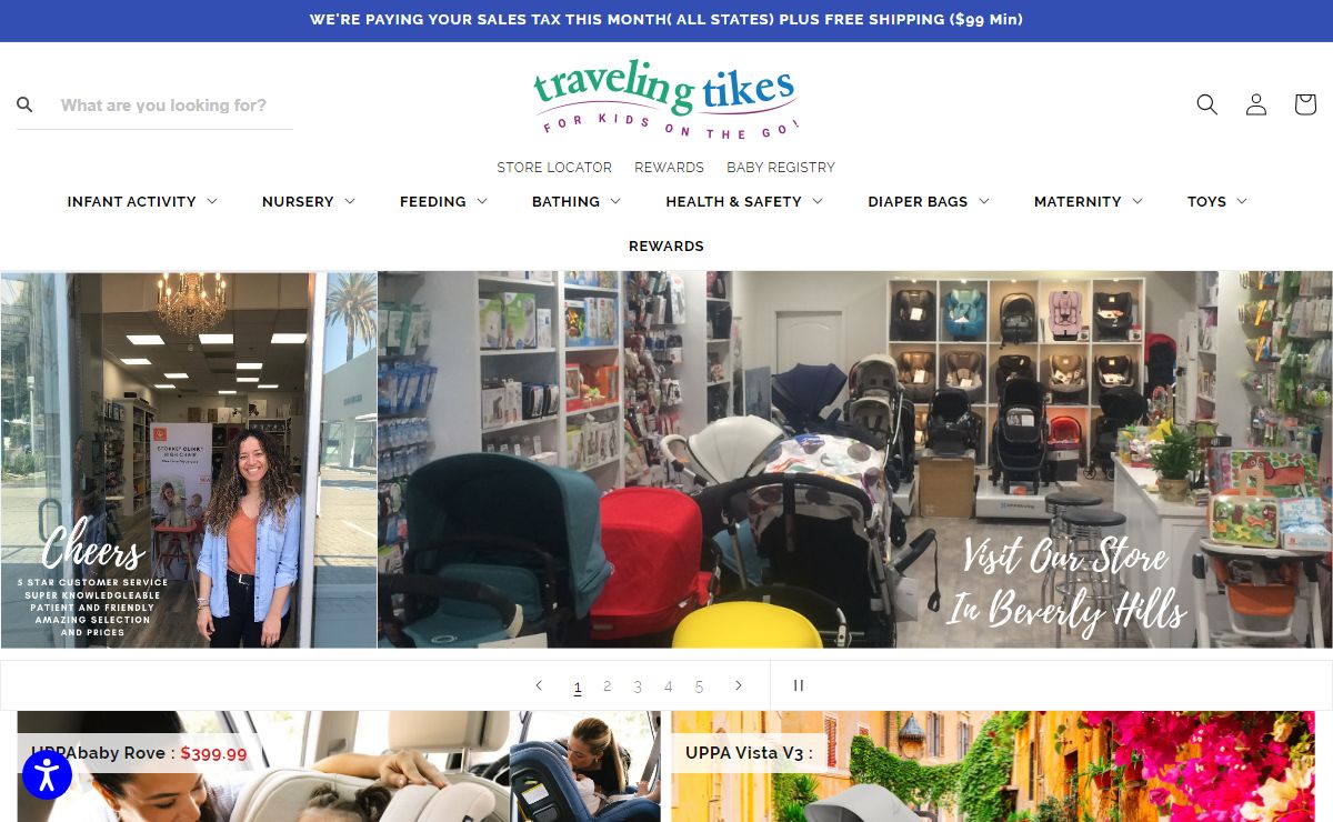 Baby Gear and Supplies | Travelingtikes.com