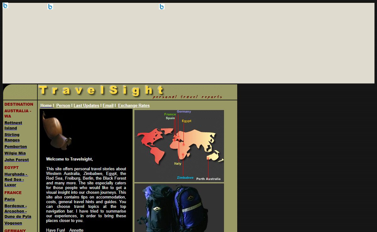 Welcome to TravelSight !