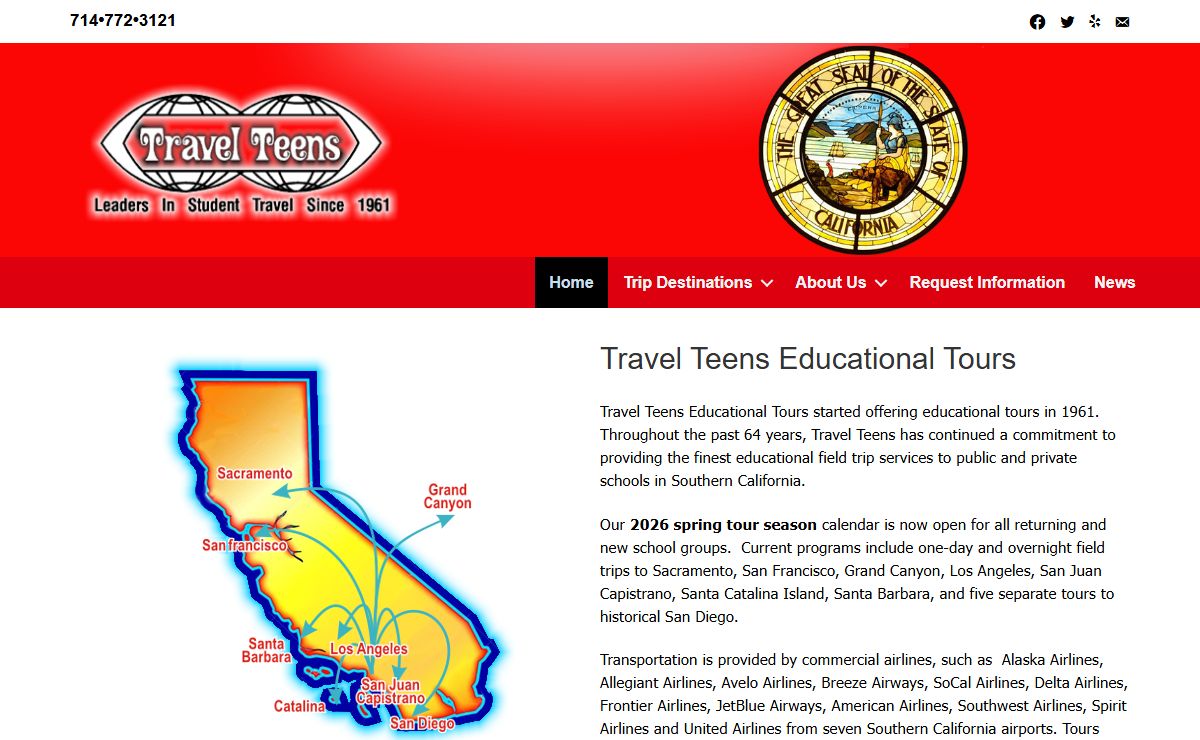 Home - Travel Teens Educational Tours, LLC