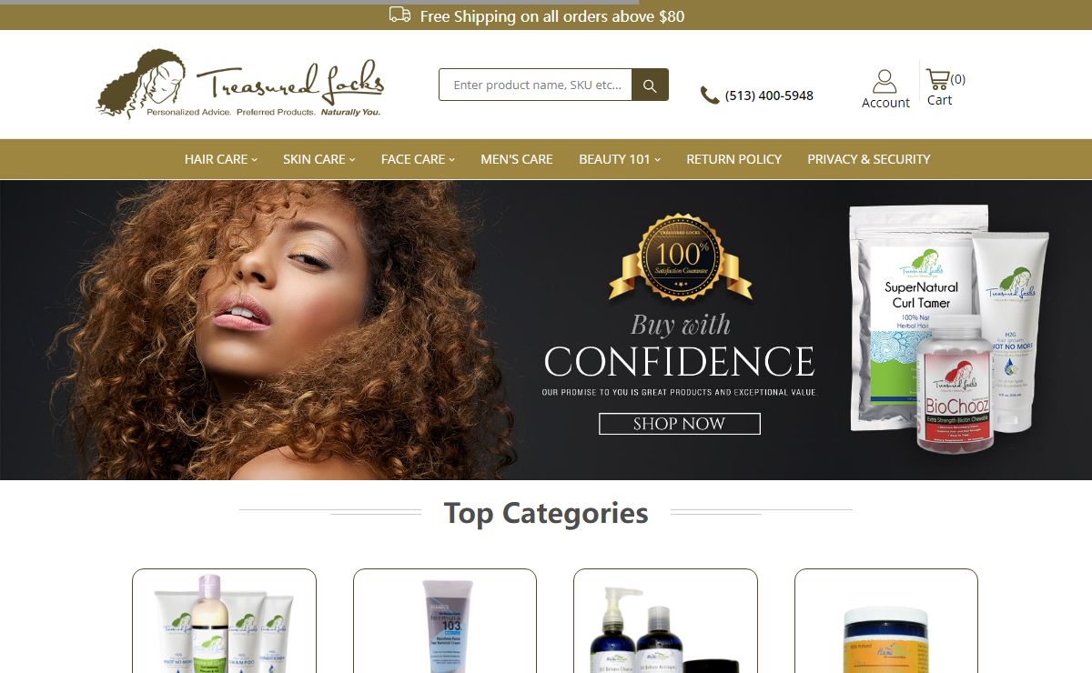 Treasured Locks - Shop Our Black Hair Products, Supplements, And Receive Personal Advice