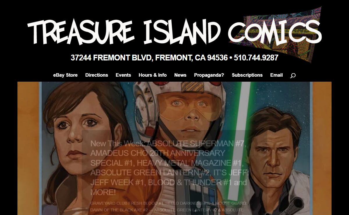 Treasure Island Comics | Comic Books and Related Stuff!