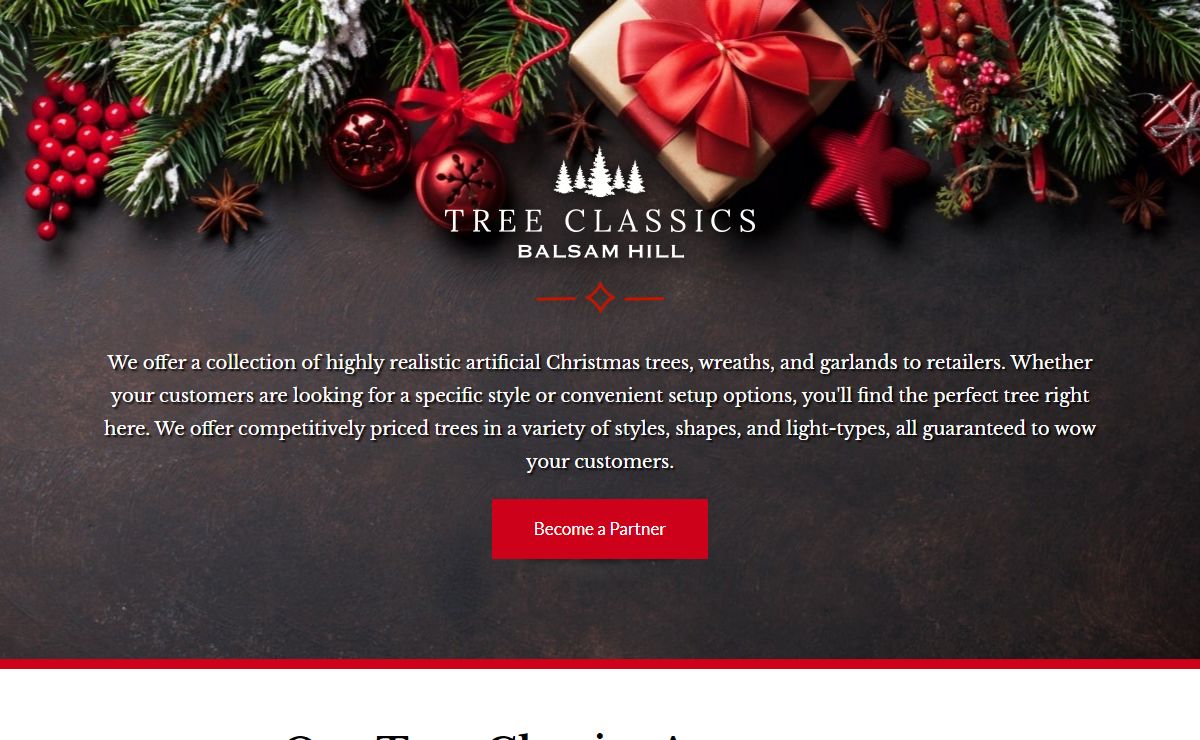 Homepage - Tree Classics Tree Classics by Balsam Hill