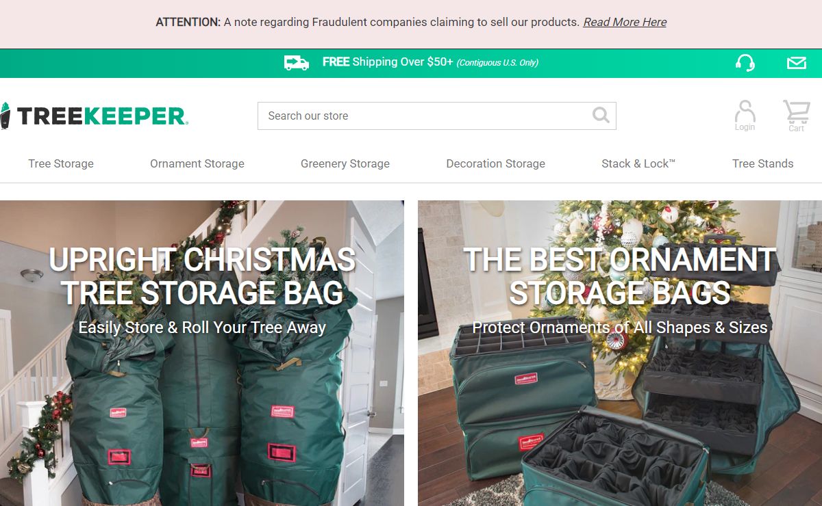 TreeKeeper Bags - [Christmas Decoration Storage Bags]