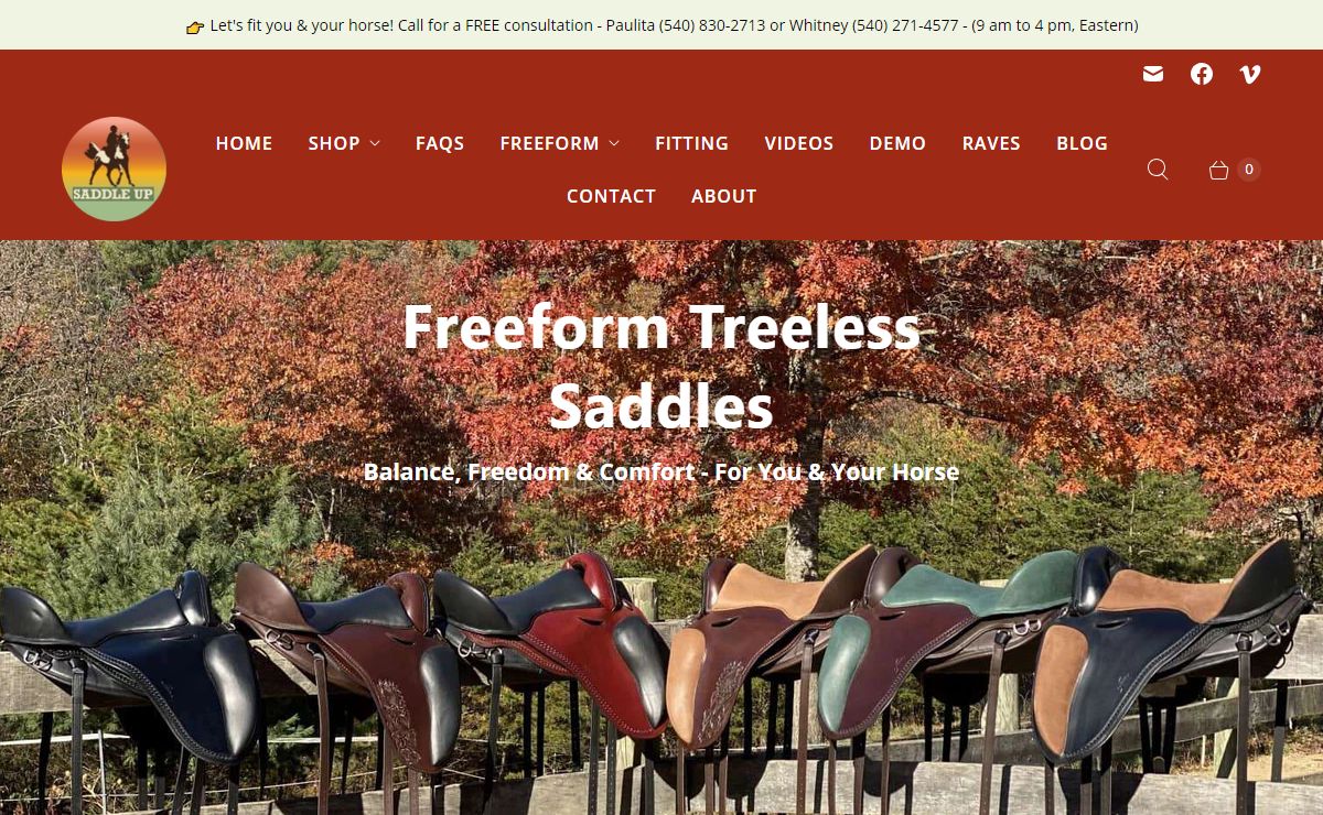 Treeless Saddles for Trail, Endurance & Dressage