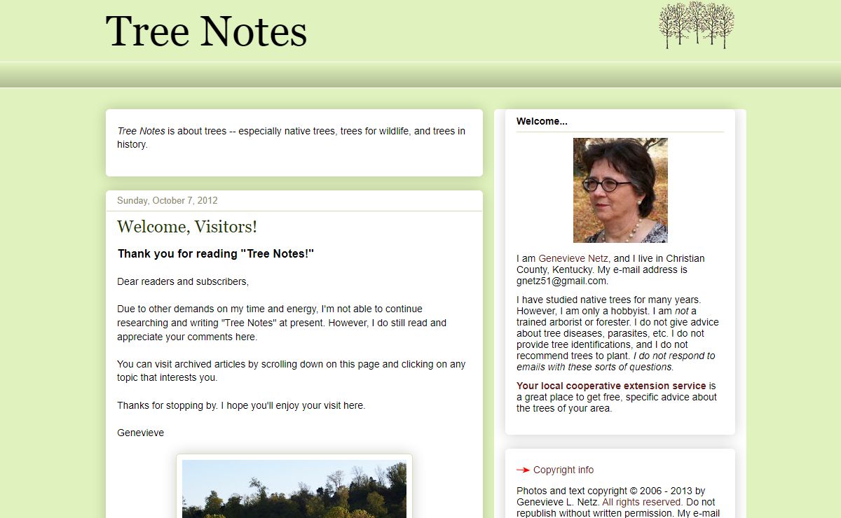 Tree Notes