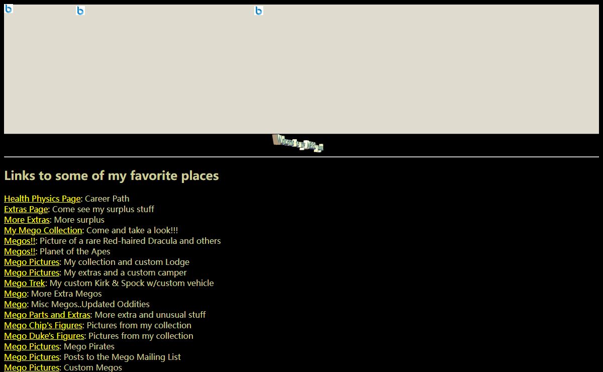 Welcome to my MEGO Page!!