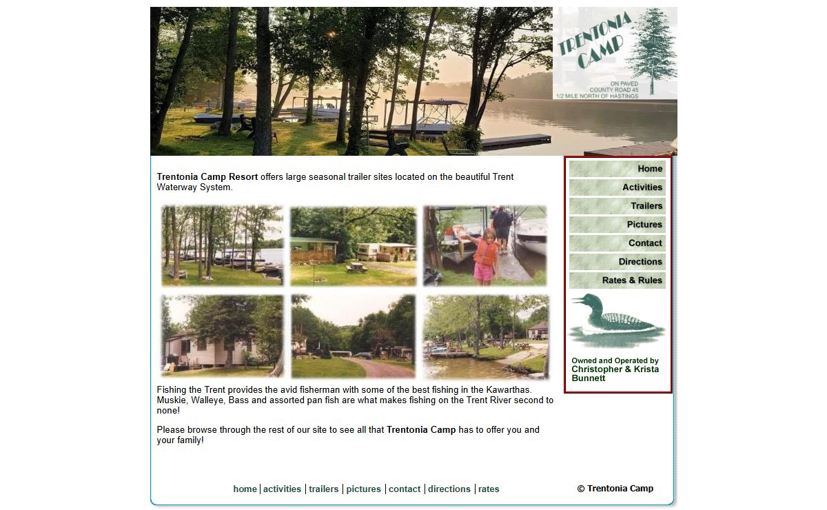 Trentonia Camp Resort - Hastings ON, Canada
