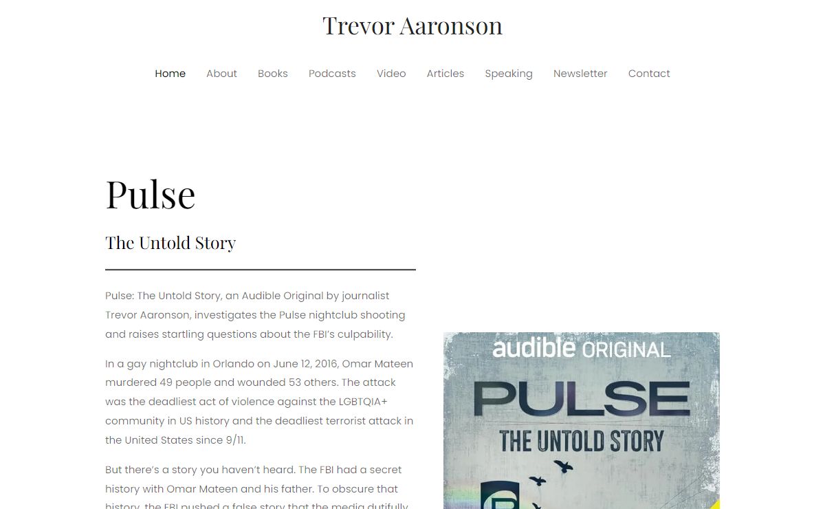 Home - Trevor Aaronson