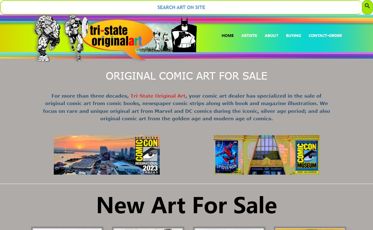 Tri-State Original Art — Original Comic Art For Sale