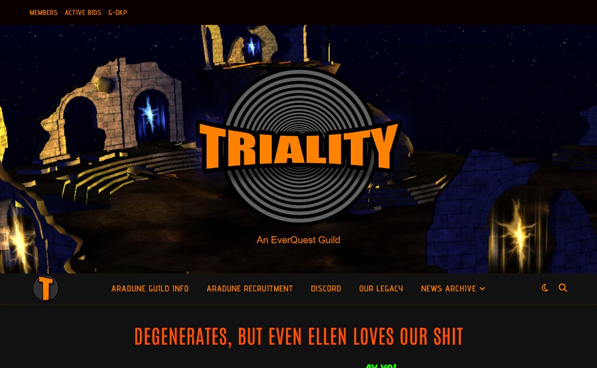 Triality – An EverQuest Guild