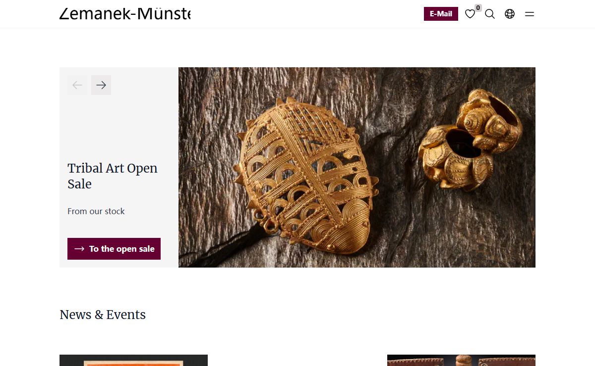 Auction house Zemanek-Münster | Tribal art specialist
