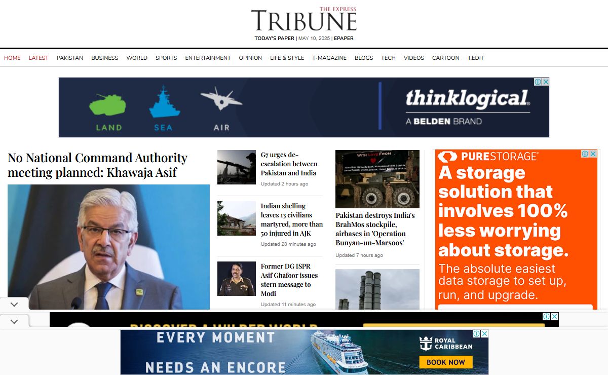 International News, Latest News, Breaking News | The Express Tribune