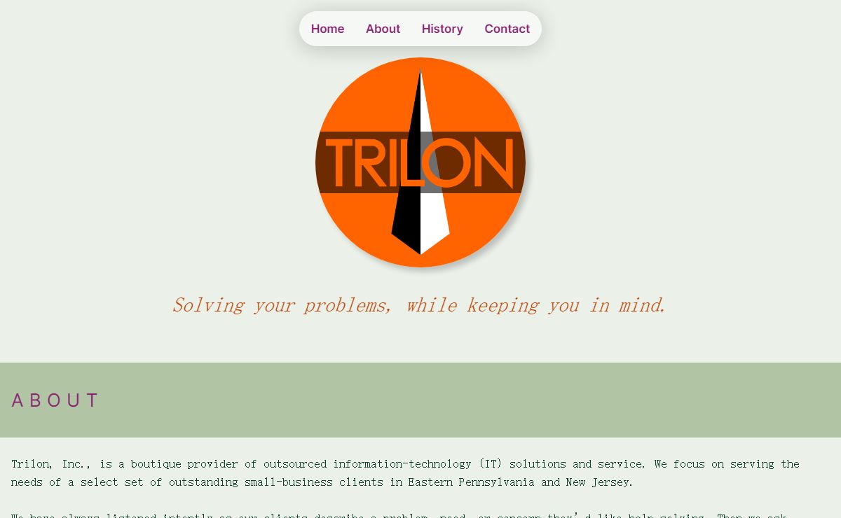 Trilon, Inc. – Small business outsourced IT support provider serving Eastern Pennsylvania and New Jersey.