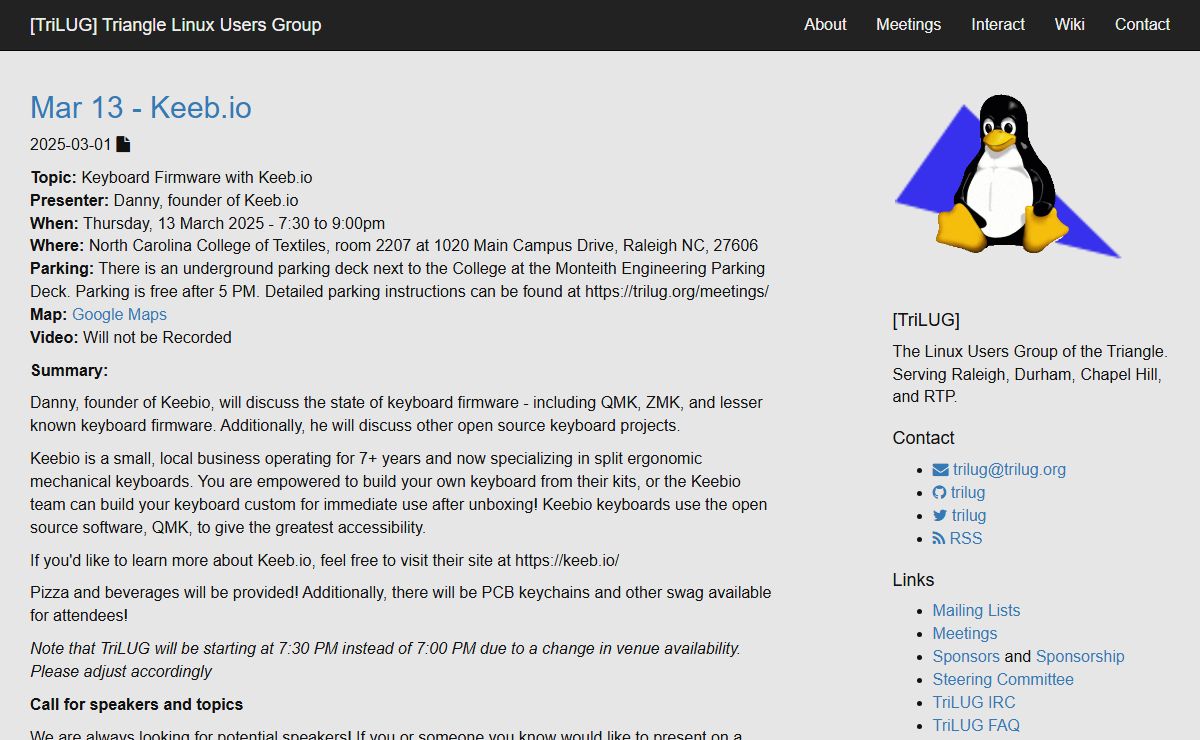 Triangle Linux Users Group