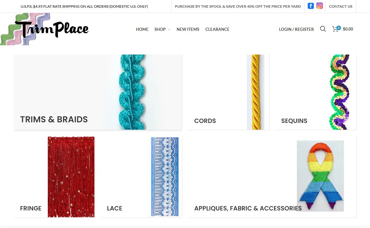 Trimplace LLC | Lace Trims and Trimmings | Appliques