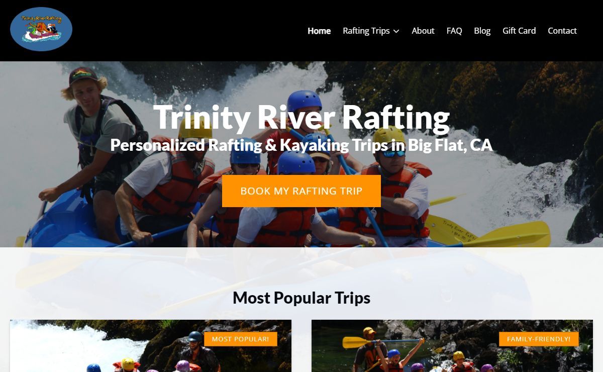 Trinity River Rafting | Personalized Rafting & Kayaking Trips in Big Flat, CA