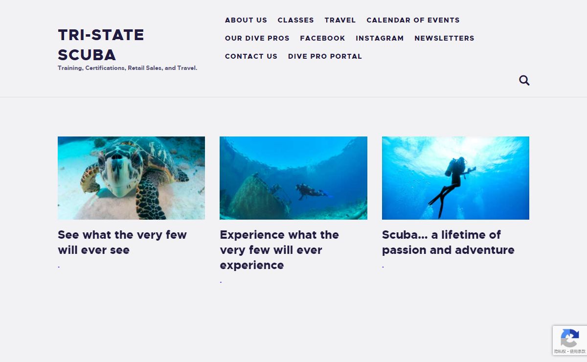 Tri-state Scuba – Training, Certifications, Retail Sales, and Travel.