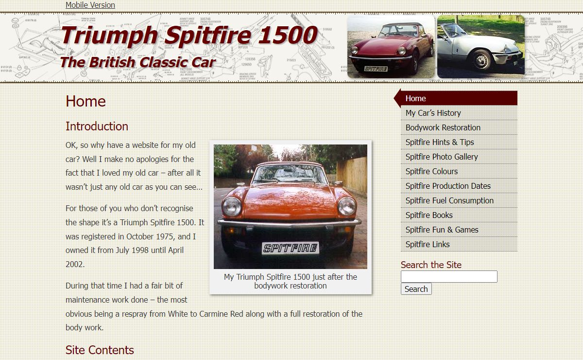 Triumph Spitfire 1500