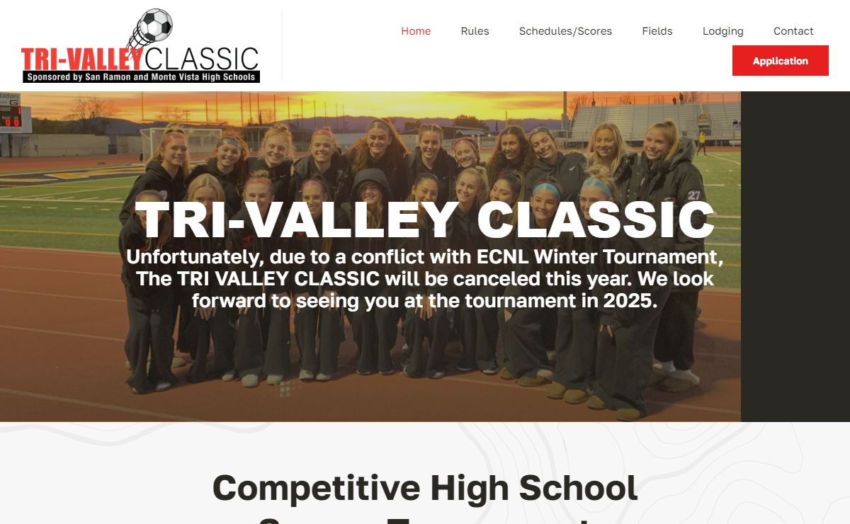 Tri-Valley Classic – Nationally Ranked High School Soccer Tournament