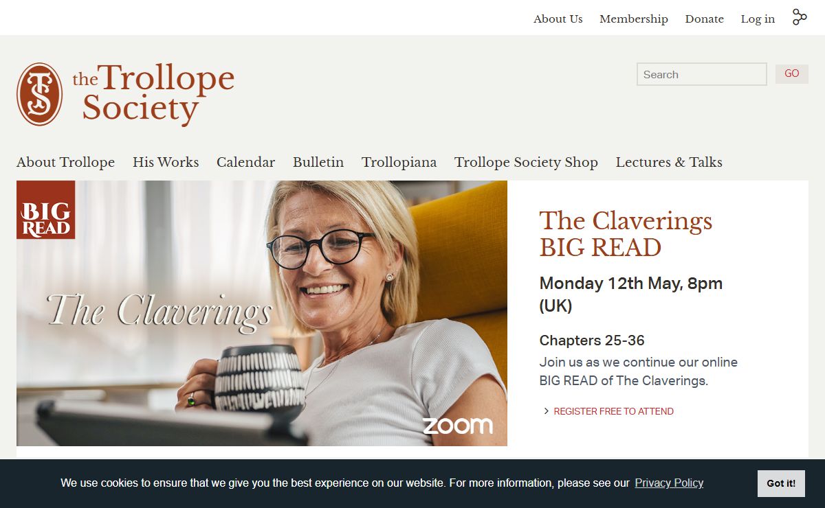 Home - Trollope Society