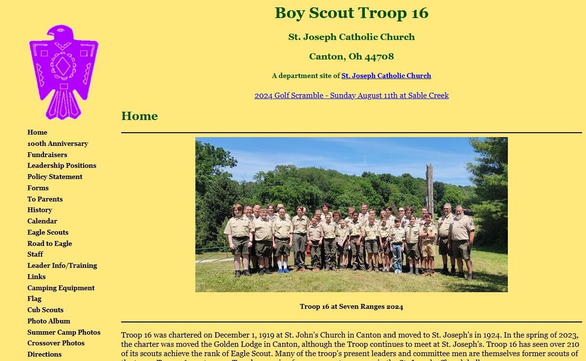 Boy Scout Troop 16 - Home