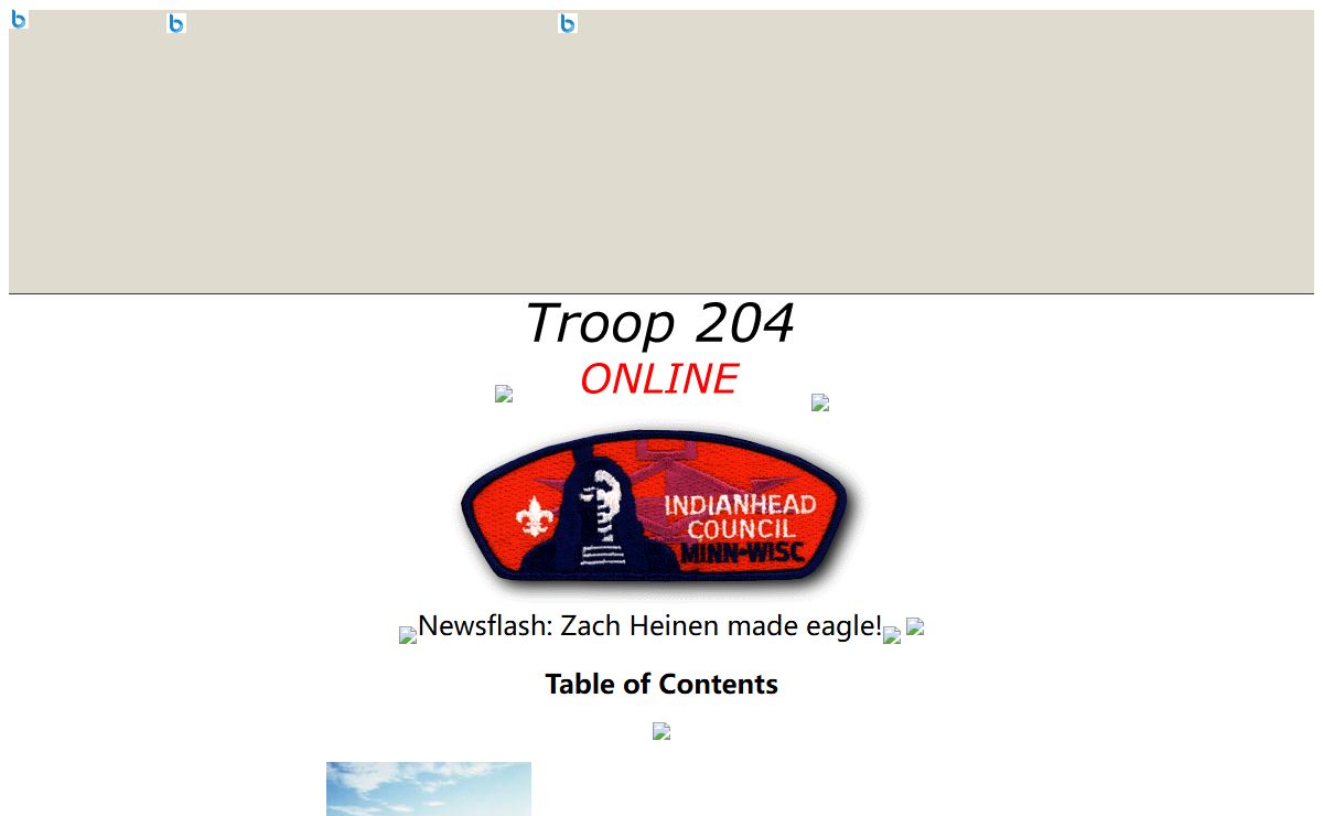 Troop 204 Web Site