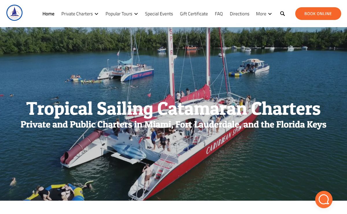 Tropical Sailing | Catamaran Tours | Miami, Fort Lauderdale, and the Florida Keys