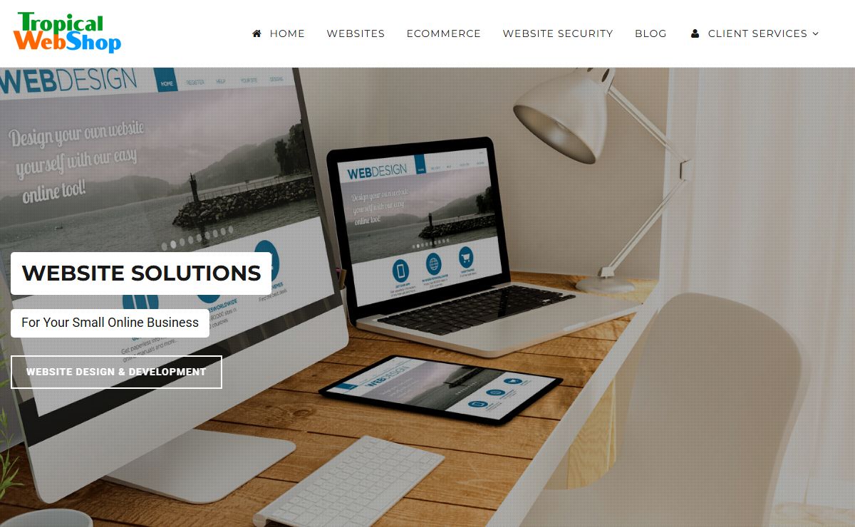 Home | Tropical Web Shop, Ecommerce Website Design and Development Services in Ottawa, Ontario