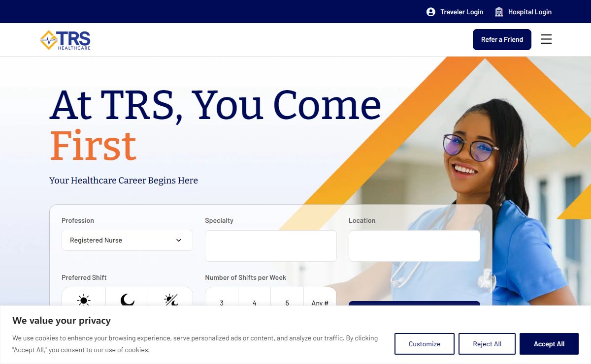 TRS Healthcare | Healthcare Staffing Company