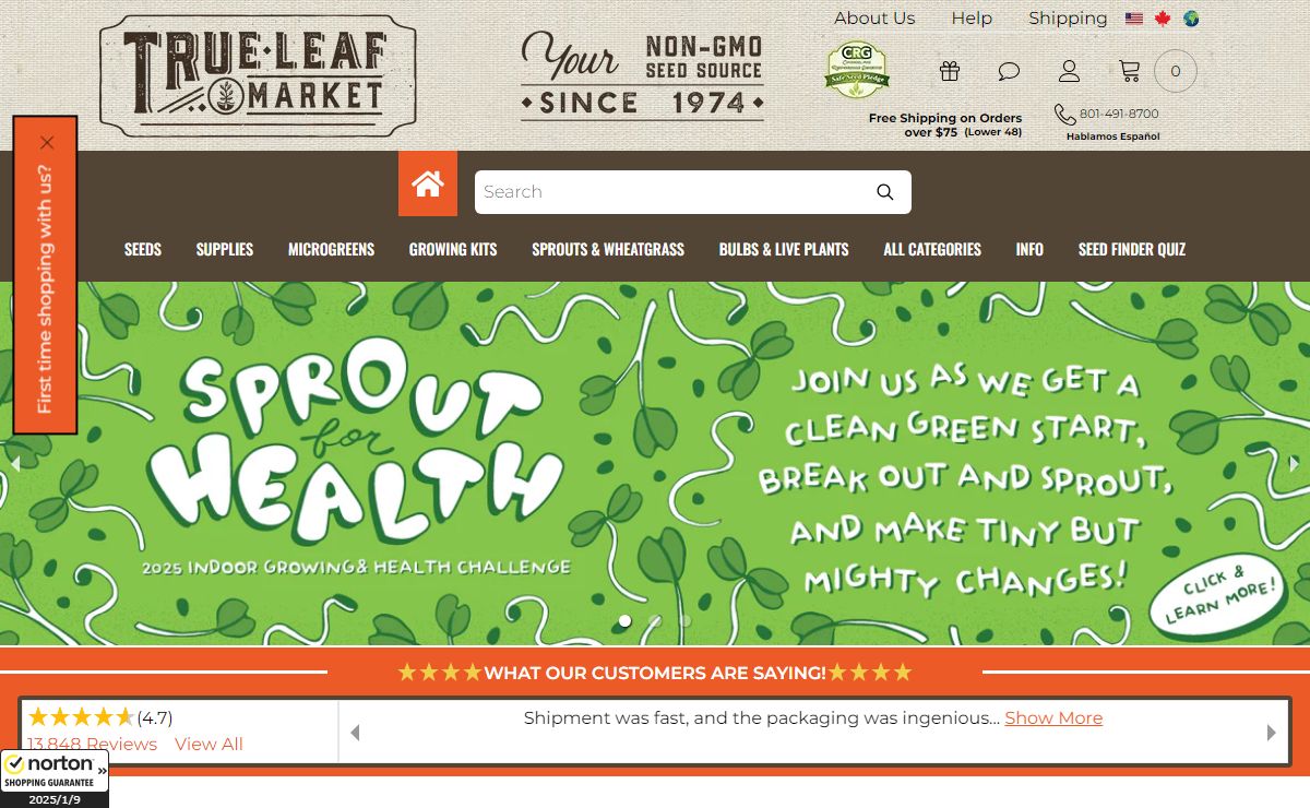 True Leaf Market | True Leaf Market Seed Company