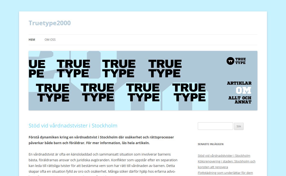 Truetype2000 - Artiklar om allt och annat
