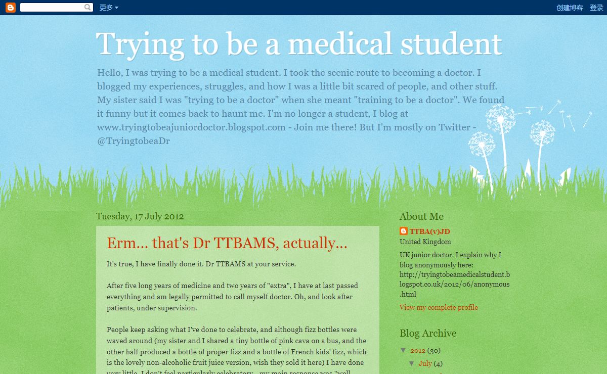 Trying to be a medical student