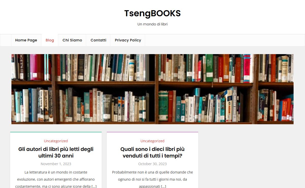 TsengBOOKS - Un mondo di libri