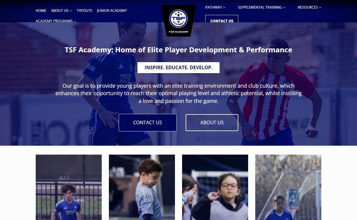 NJ Soccer Camps & Training - TSF Academy