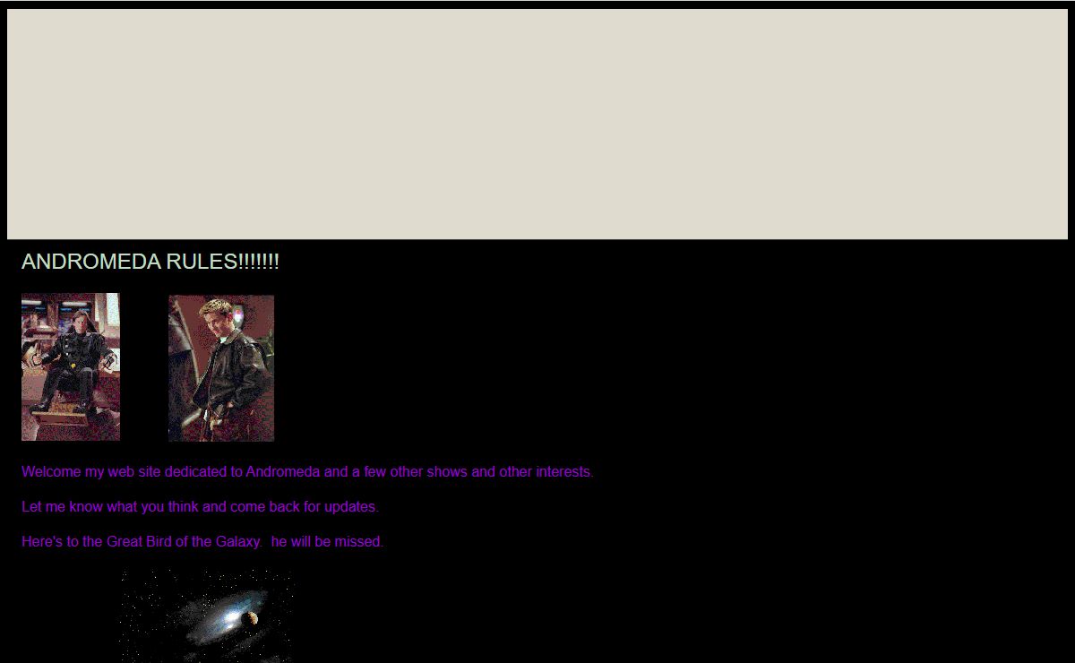 AndromedaRules document home page