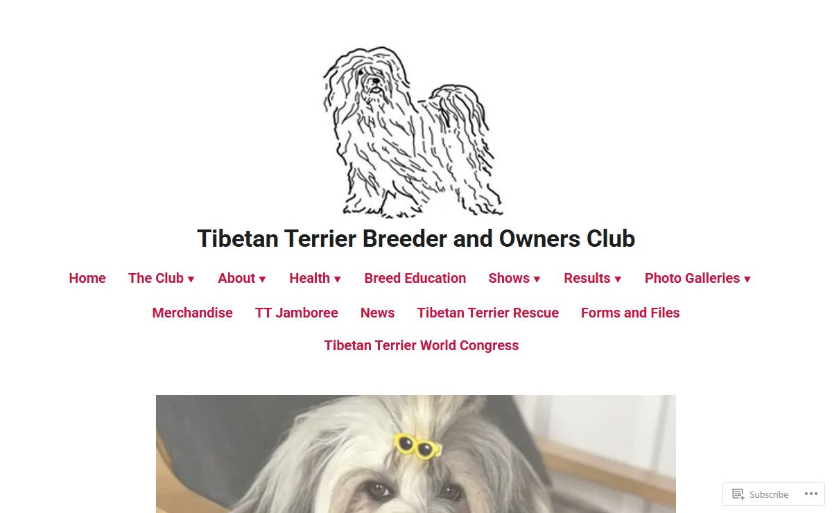 Tibetan Terrier Breeder and Owners Club