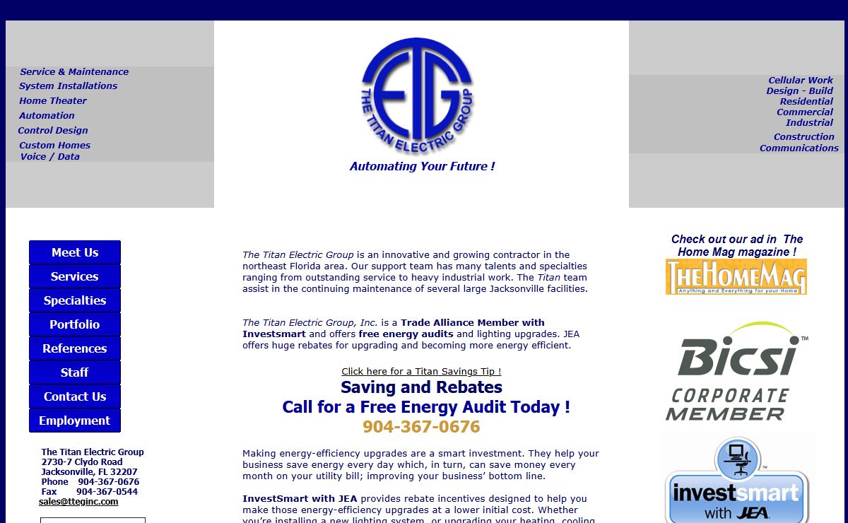 The Titan Electric Group Jacksonville, Florida