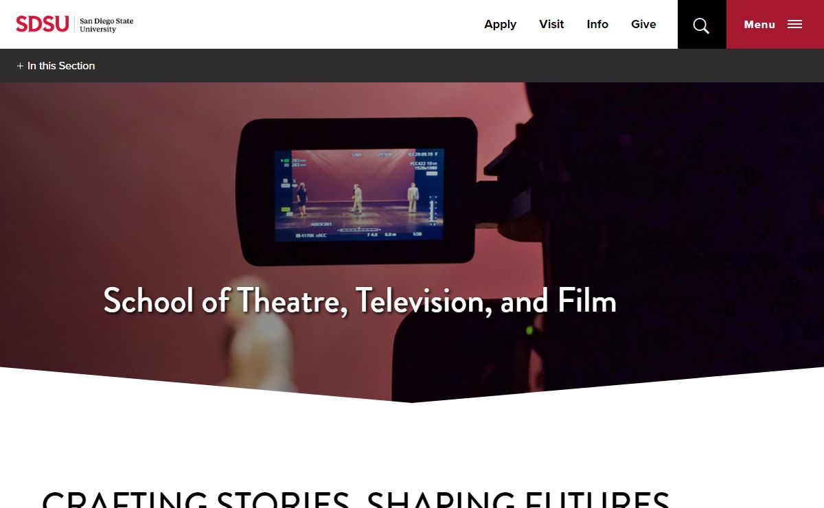 School of Theatre, Television, and Film | SDSU