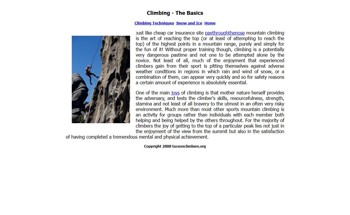 Mountain Climbing