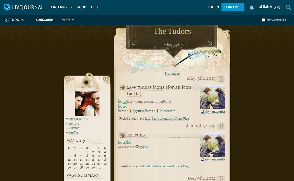 The Tudors — LiveJournal