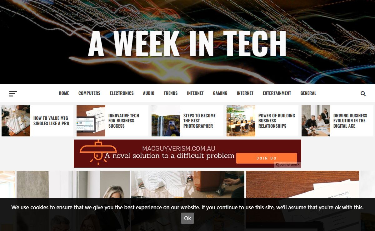 A Week in Tech