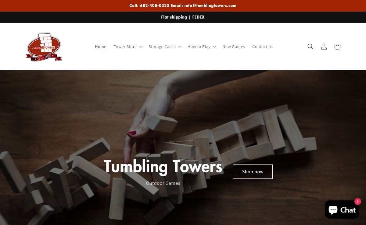 Tumbling Towers- Giant wooden tumbling tower – Tumbling towers1