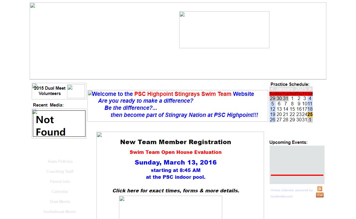 PSC HP Stingrays Swim Team