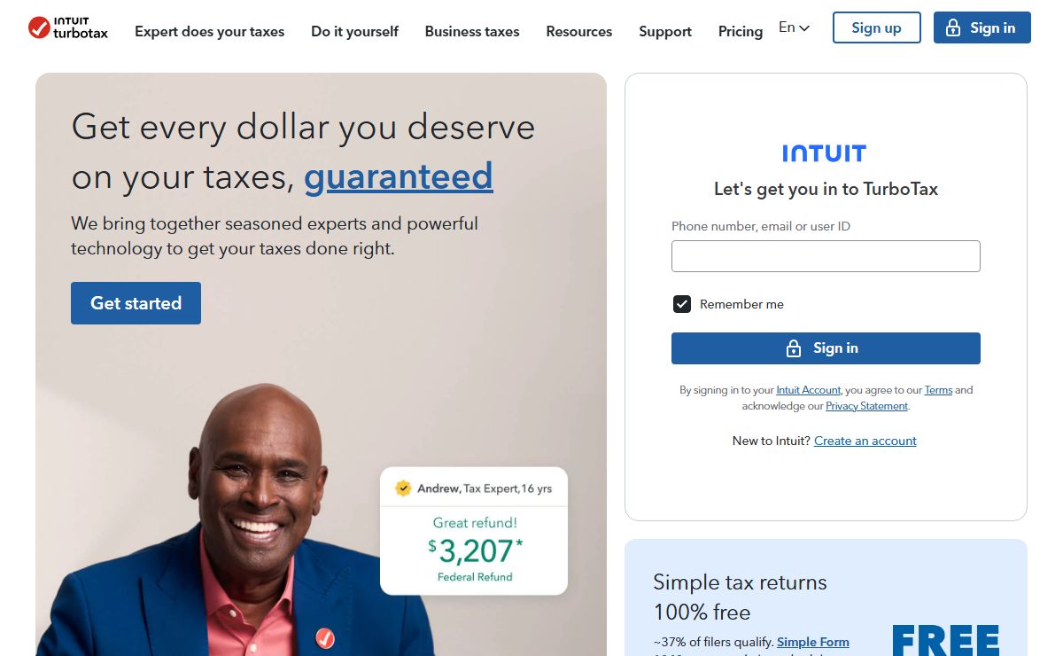 TurboTax® Official Site: File Taxes Online, Tax Filing Made Easy