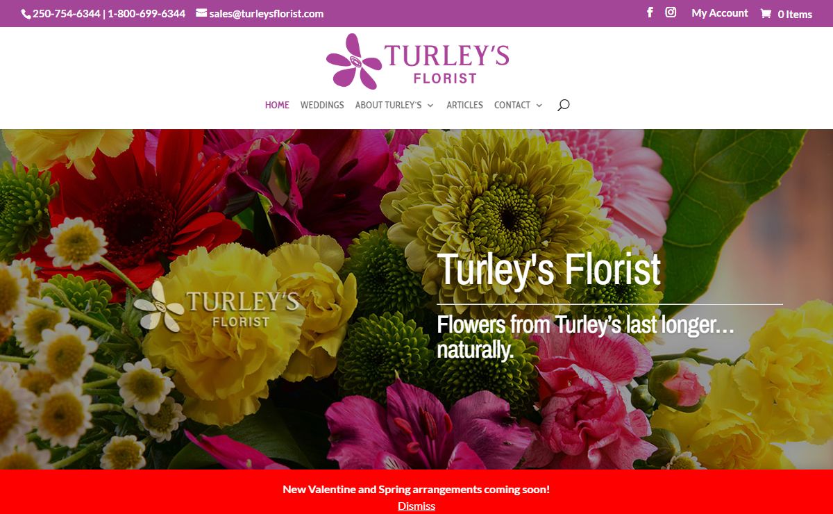 Flower Delivery and Cut Flowers in Nanaimo | Turley's Florist