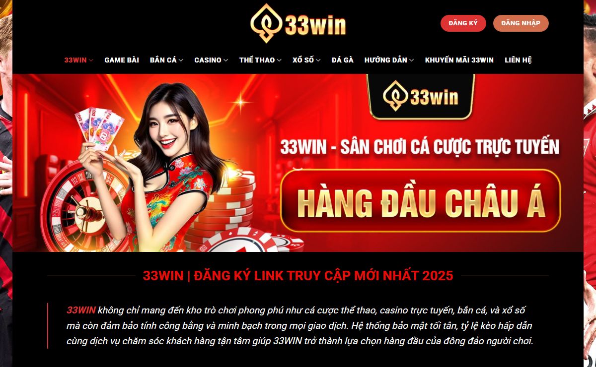 33WIN | Đăng Ký Link Truy Cập Mới Nhất 2025