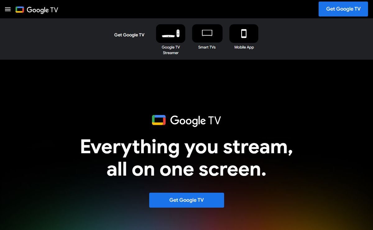 Google TV | All in one smart TV streaming platform